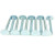 T-sleuf bouten M6 x 50 mm voor T-track A en B, 10 stuks