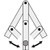 Shinwa Japanse aluminium hoekmeter 600 mm met blokkering