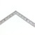 Shinwa Japanse winkelhaak rvs 4x maataanduiding 75/150 mm