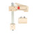 Klemmsia hold-down lijmtang 250 x 110 mm gaten Ø 19 mm