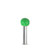Saburrtooth stiftrasp bol groen/grof Ø 13 mm