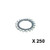 Tandveerring verzinkt DIN6798A M4 (4,3 x 8 x 0,5 mm)