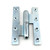 Paumelle type H 110 x 70 mm rechts - laatste voorraad