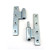 Paumelle type H 110 x 70 mm links - laatste voorraad