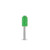 Saburrtooth stiftrasp bolcilinder groen/grof Ø 6 x 13 mm