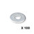 Carrosseriering verzinkt M12 (13 x 30 x 1,25 mm)