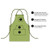 BeaverCraft canvas schort groen