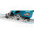 Makita DSP600ZJ2 invalcirkelzaag 165 mm 2x 18 V met geleiderail (zonder accu)