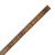 Inleglijst fineer bruin met zwart wit rand, 10 x 1000 mm 