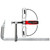 Bessey GZ6012KG stalen lijmtang 600 x 120 mm met opklapbare greep