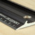Veritas liniaal zwart aluminium vlak 600 mm