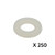 Sluitring nylon DIN125A M10 (10,5 x 20 x 2,0 mm)