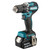 Makita DDF487RTJ accu schroefboormachine 18 V incl. accu's en snellader