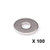 Carrosseriering RVS-A2 DIN9021 M6 (6,4 x 18 x 1,6 mm)