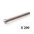 Metaalschroef RVS-A2 cilinderkop plat DIN84 M6 x 40 mm