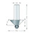 Hm Amaxx Economy 618-8 hoekfrees Ø 32 x 11 mm hoek 45° (schacht 8 mm)