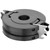 Veiligheidsfreeskop 120 mm voor 40 x 4 en 50 x 4 mm freesmessen