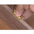Brusso JB-103 scharnieren met stop 32 x 16 mm messing, 2 stuks