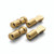 Brusso K-10 schapdragers 6,35 mm inboor messing, 4 stuks