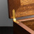 Brusso SR-638 box scharnieren met stop 35 x 8 mm messing, 2 stuks