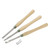 Record Power ProComfort houtdraaibeitelset met carbide tip, 3-delig