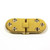 Klepscharnier rond messing 30 x 65 mm