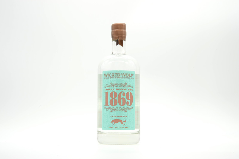 Wicked Wolf 1869 Lorna Doone Gin front