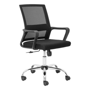 Cindy Chrome Medium-back Office Chair