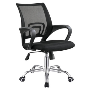 Zippy Chrome Typist Office Chair