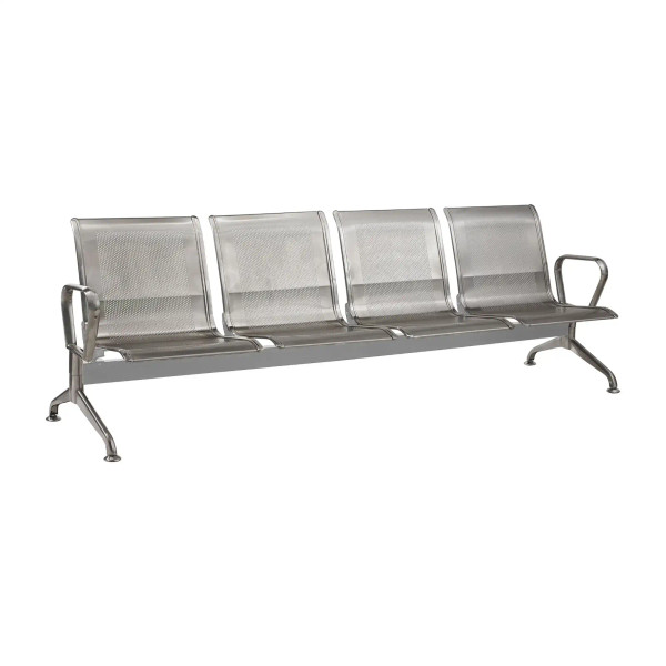 Stainless Steel Airport Bench Four Seater Bum-Seating (Pty) Ltd 10652.17