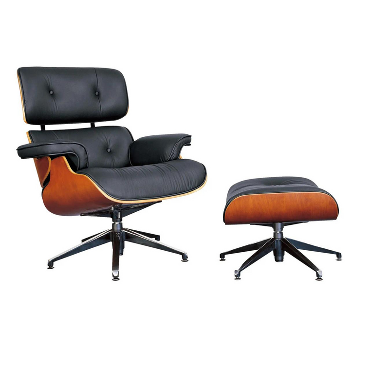 Eames Lounger High-back Office Chair with Footstool