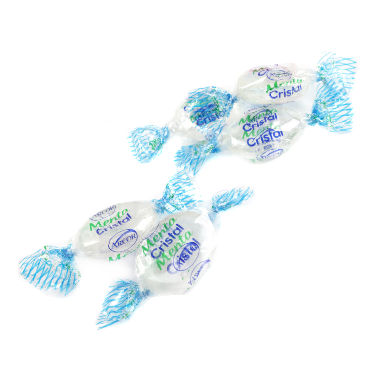 Arcor Crystal Mint Hard Candy, individually wrapped, clear hard mints, approx 80 pieces per pound.