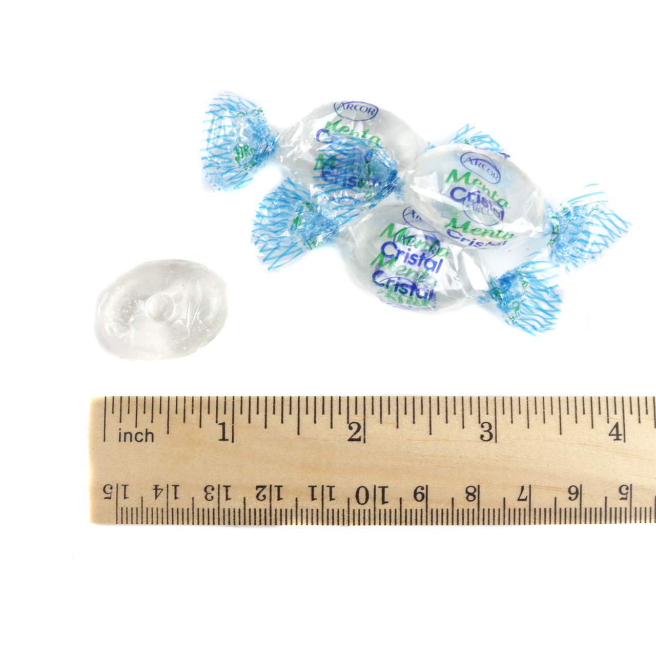 Arcor Crystal Mint Hard Candy, individually wrapped clear hard mints. Sweet, refreshing, approx 80 pieces per pound.