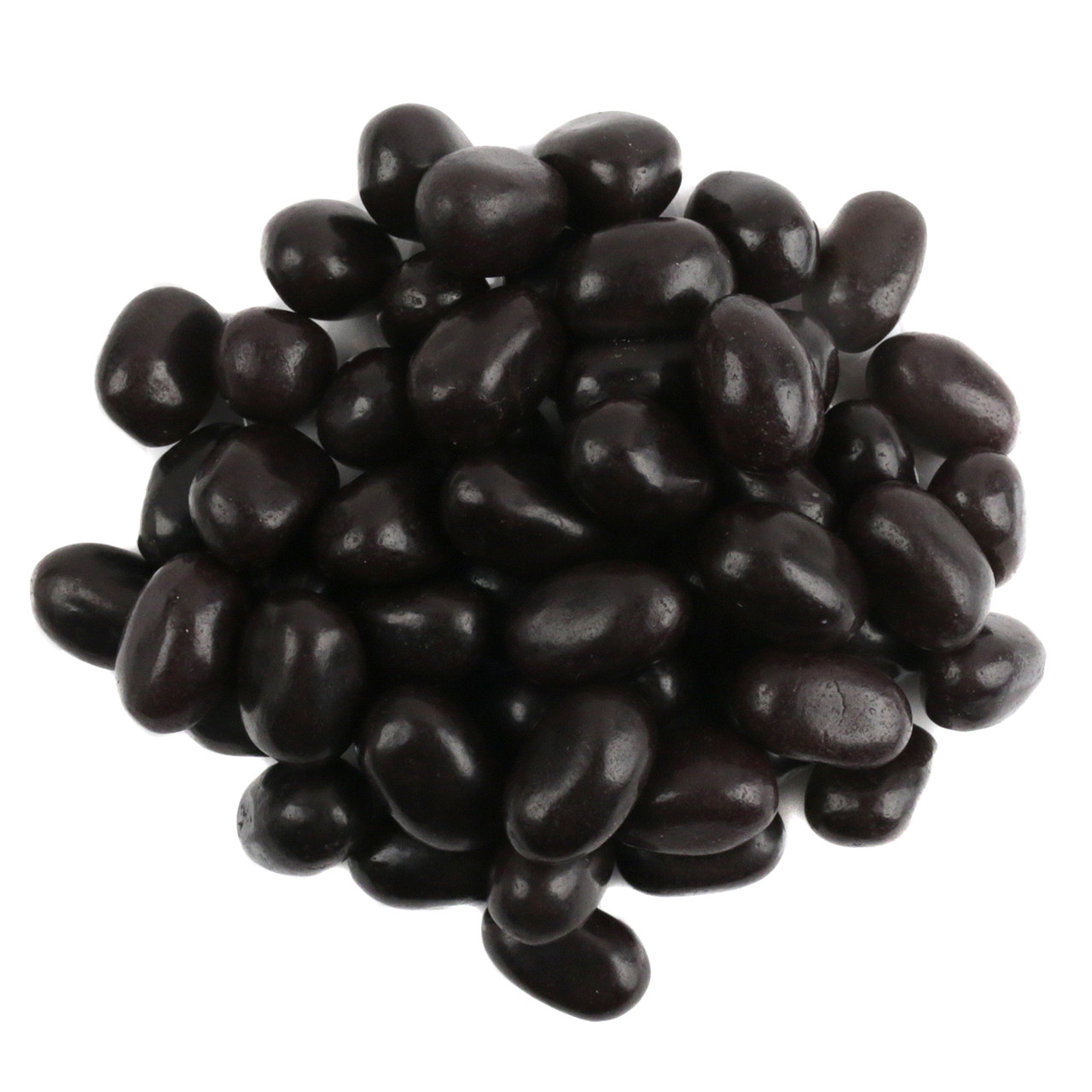 Dark black licorice jelly beans, ~260 per pound. Classic Easter candy, Made in USA by Just Born.