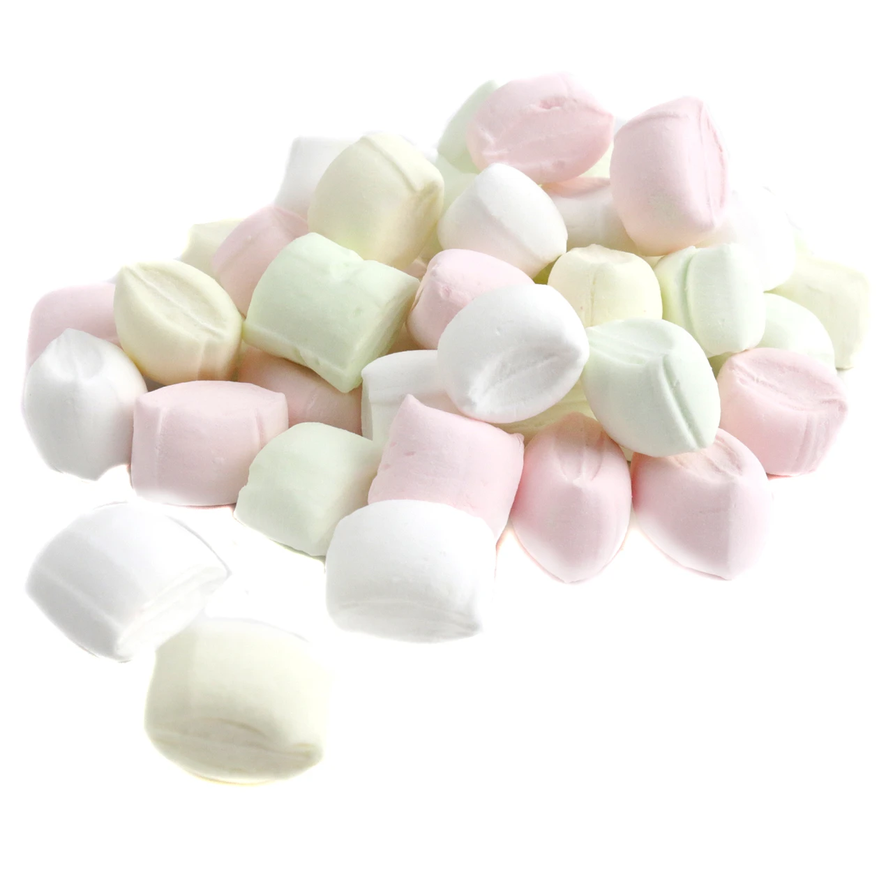 Approx 375 pastel After Dinner Mints, also called Pillow Mints, sweet and melty candy.