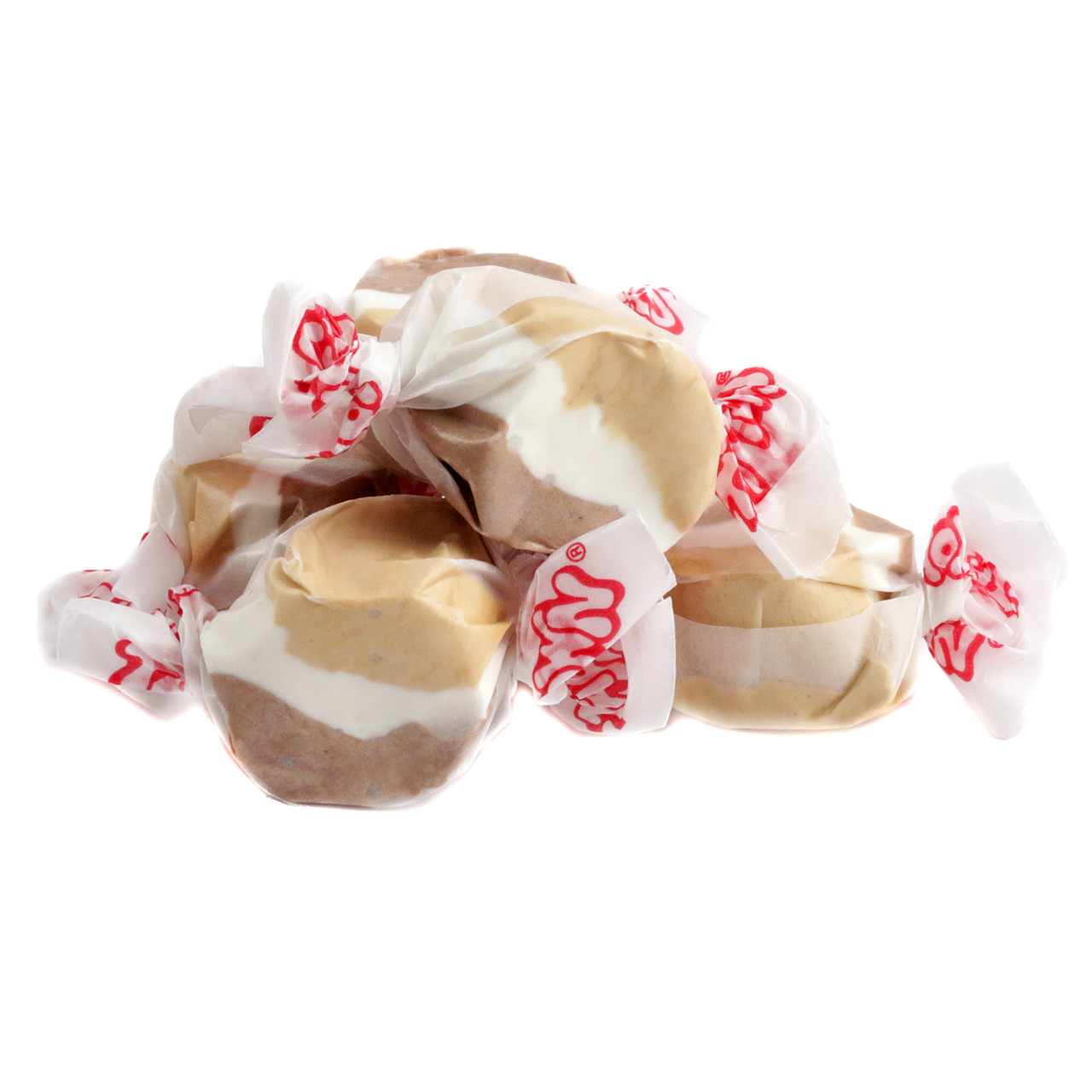 Brown Smores Salt Water Taffy, chewy, 65 pieces per pound, by Taffy Town.