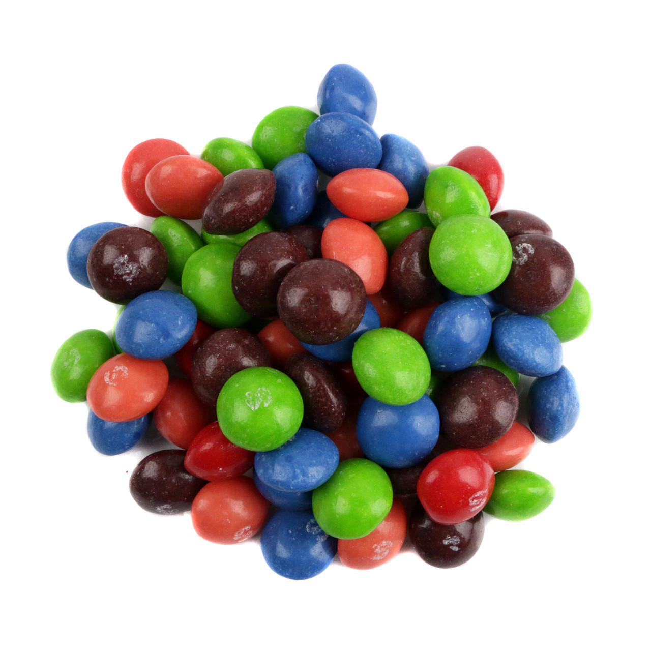 Wild Berry Skittles, vibrant red, pink, and purple chewy candies with strawberry, cherry, raspberry flavors. Approx 440 per lb.