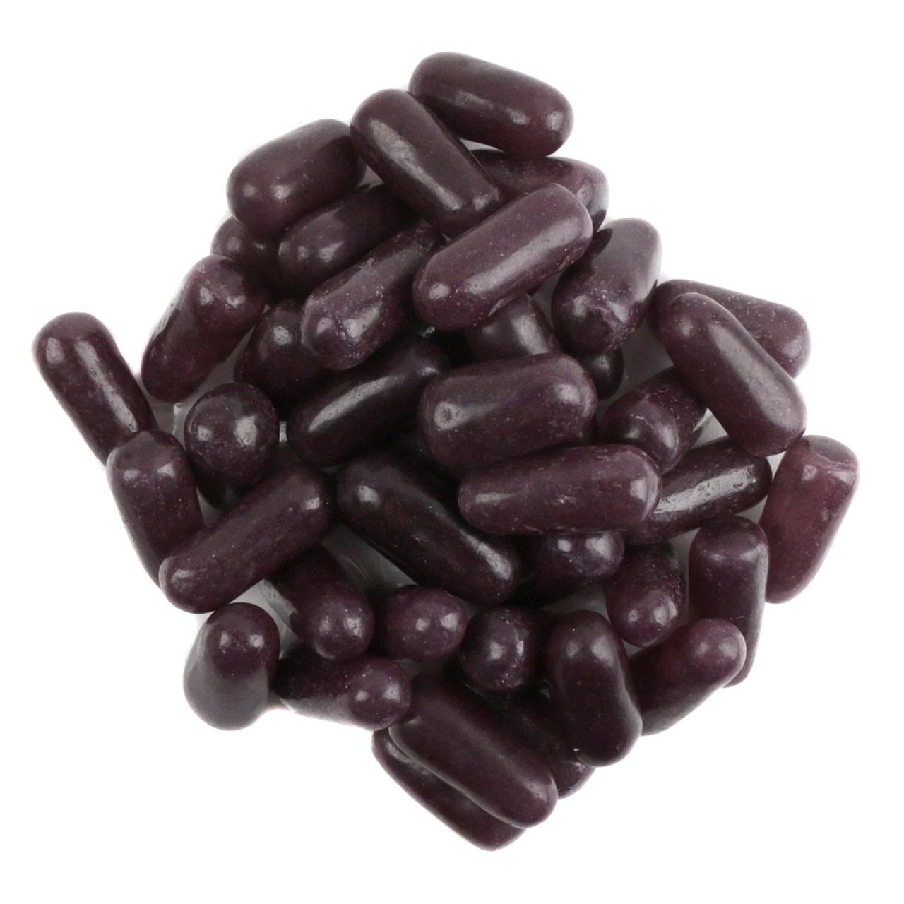 Jolly Joes chewy purple grape candy, bursting with real fruit juice flavor. A pack of USA made candy, like Mike & Ike's.
