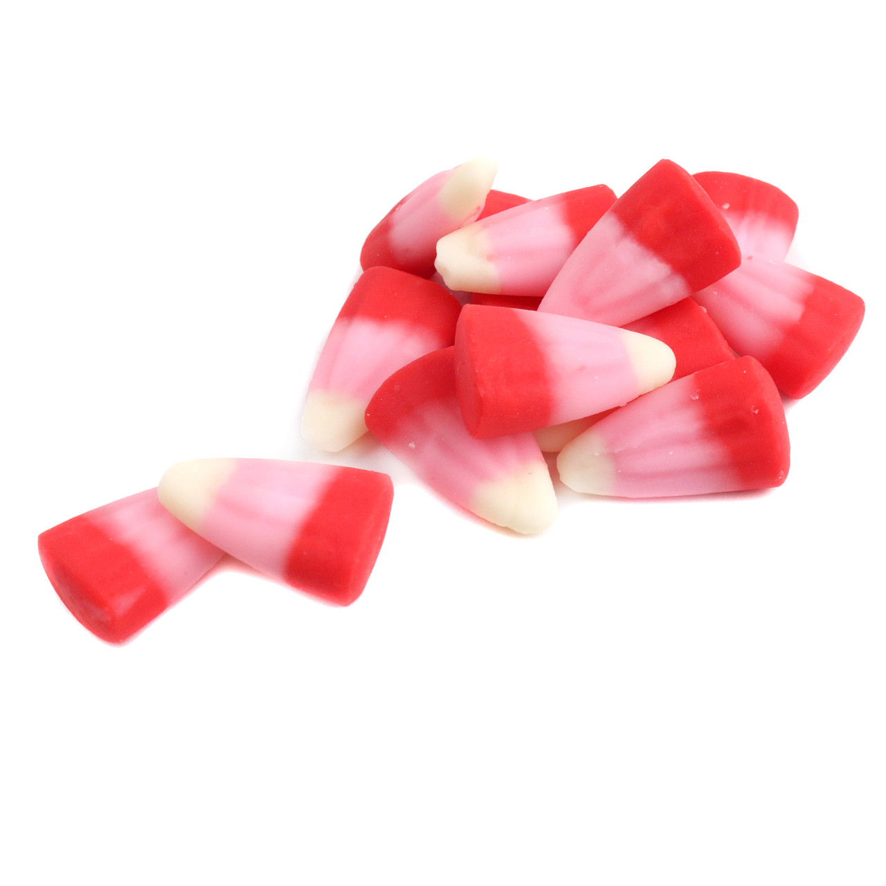 Red and pink Valentine Cupid Corn, approximately 400 pieces per pound, classic sweet candy for Valentine's Day.