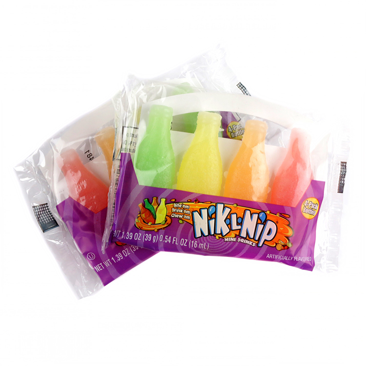 Nik L Nip Wax Bottles 18 Pack Old Fashioned Fruit Flavored Liquid