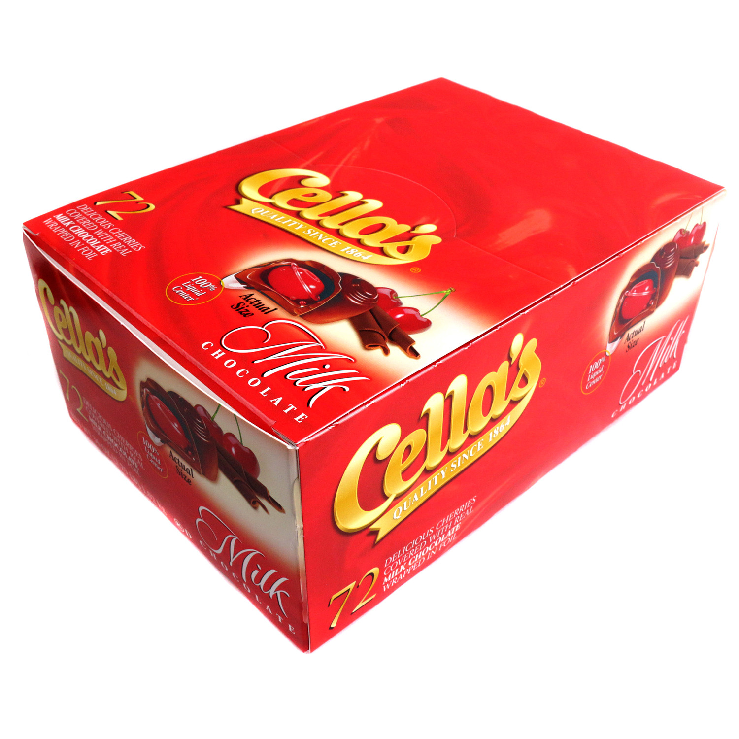 Cellas Chocolate Covered Cherries 72 Piece Bulk Chocolate