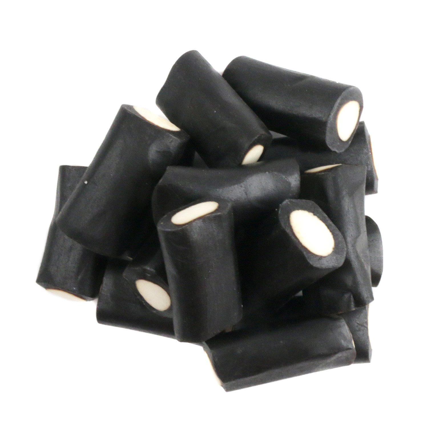 Black Licorice Rockies White Center 2.2LB Soft Dutch Licorice Candy