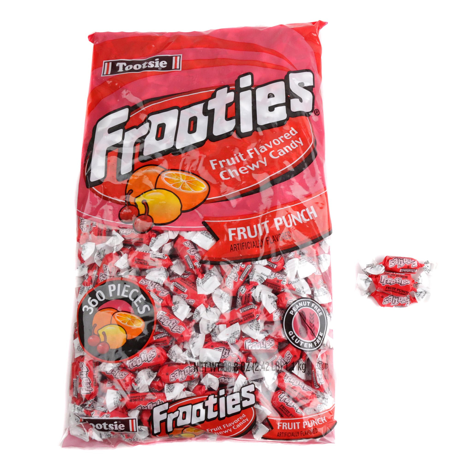 Fruit Punch Frooties 360 Piece Bulk Chewy Candy