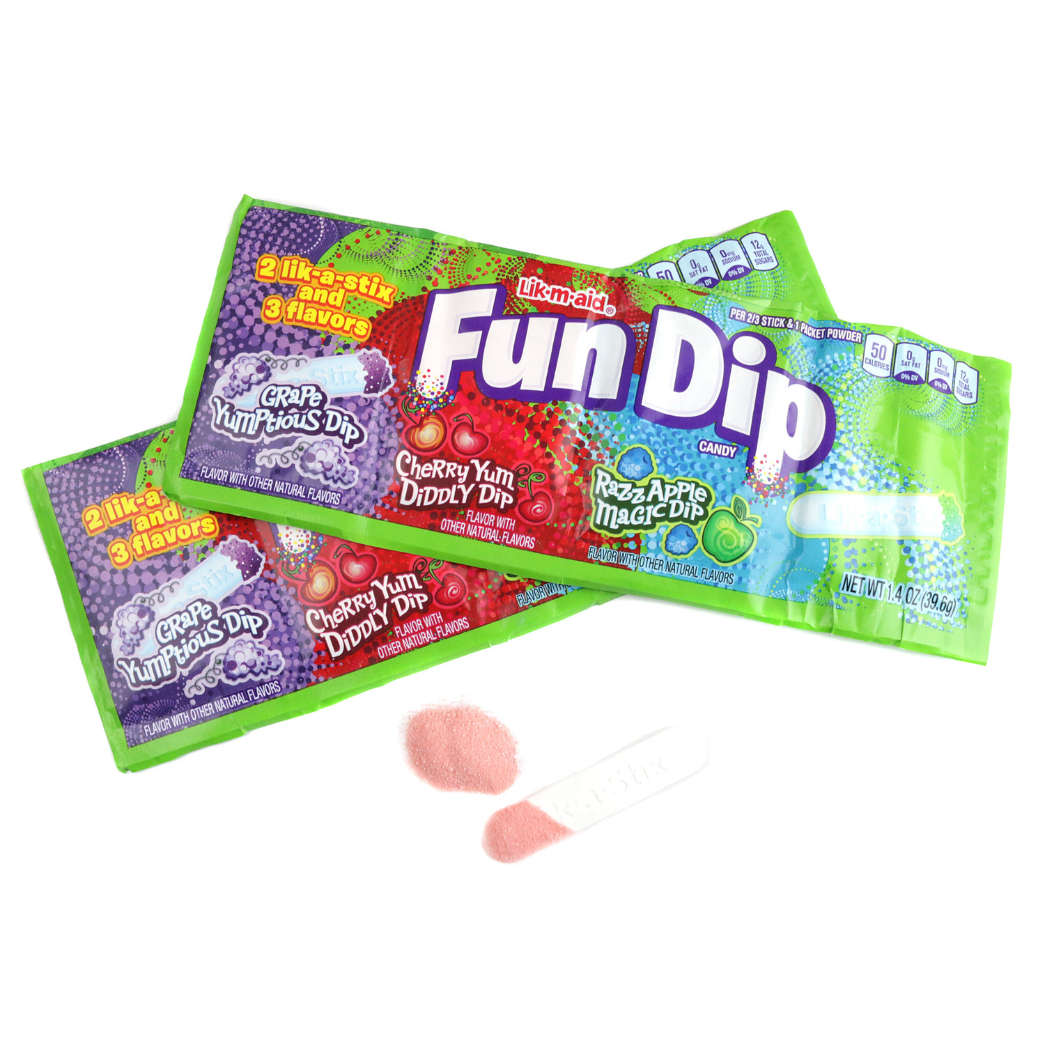 Fun Dip 3 Flavor 24 Pack Retro Candy Bulk Assortment for Parties and Concessions Fun Dip 3 Flavor 24 Pack Retro Candy Bulk Assortment for Parties and Concessions