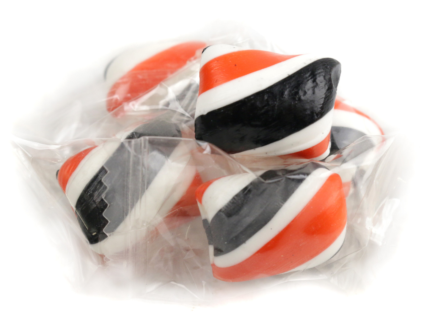 Halloween Orange and Black Hard Candy Twists Holiday Treats