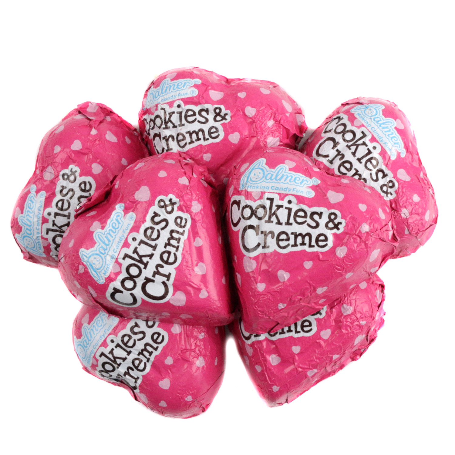 HEARTS スタイリングクリーム M/S 各1000g Cookies and Cream Valentine Hearts Wrapped Chocolate Candy