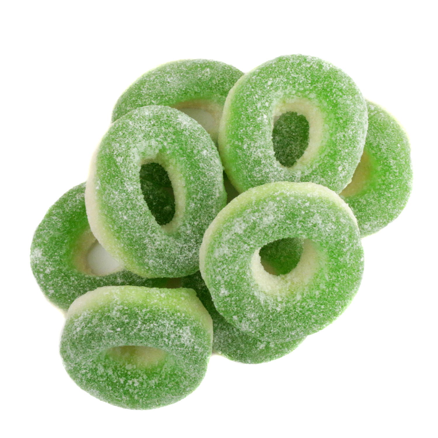 Apple Gummy Rings Bulk Green Apple Candy for Parties and Holidays