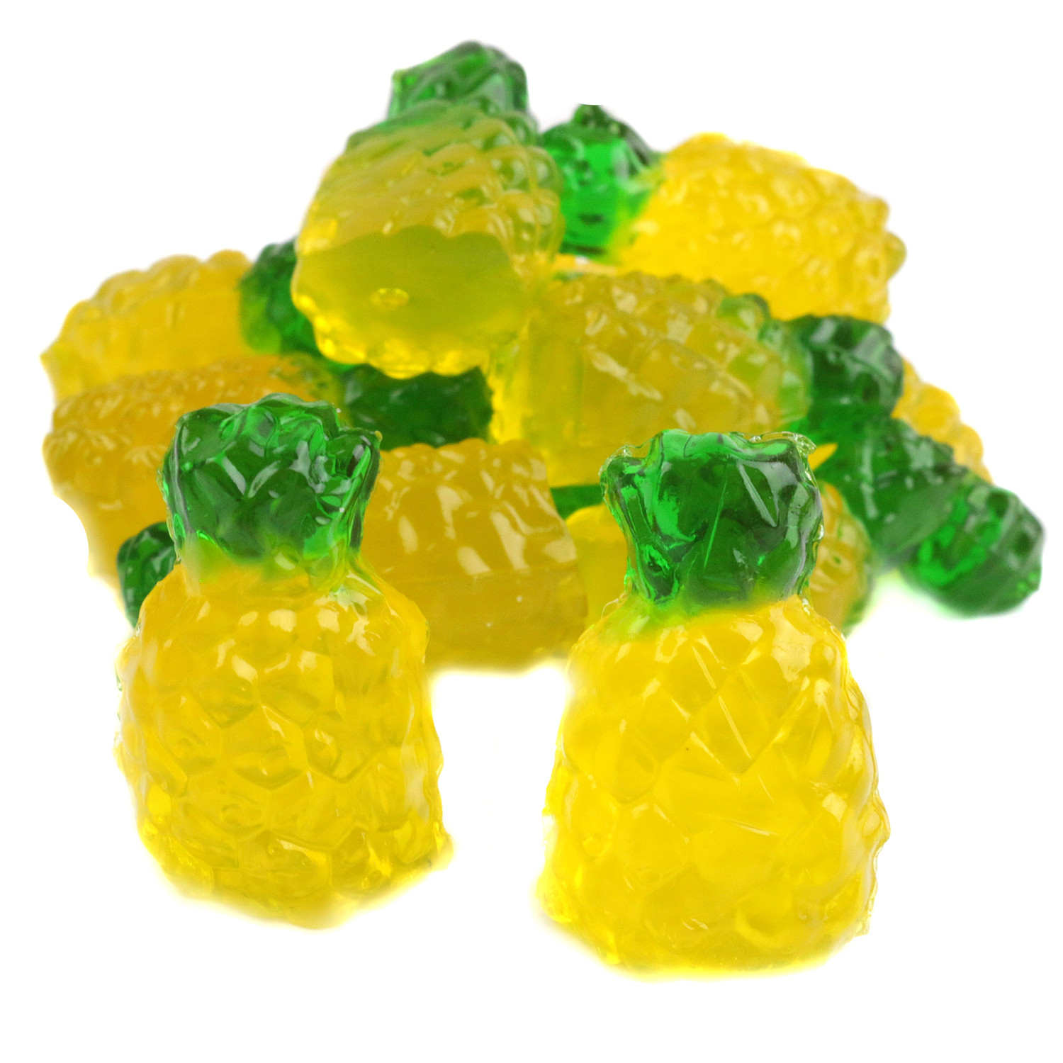 3D Gummy Pineapples Bulk Pineapple Flavored Candy for Parties