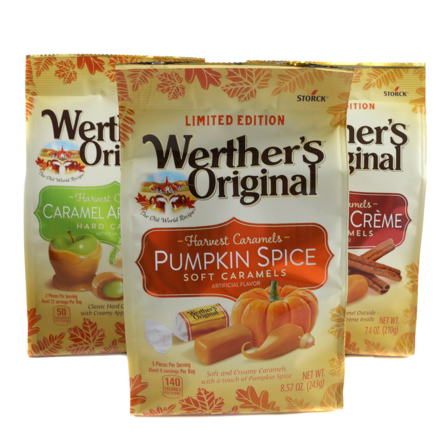 Werthers Limited Edition Harvest Caramels 3 Pack