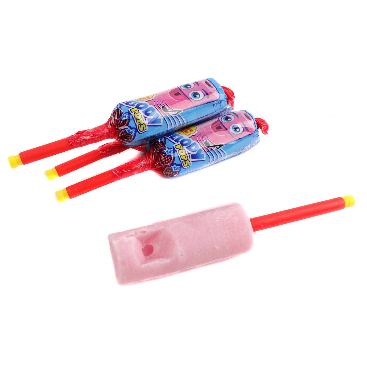 Chupa Chups Melody Pop Strawberry 6 Pack Lollipops